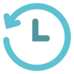 clock timer with cycle arrows cartoon style 78370 8131
