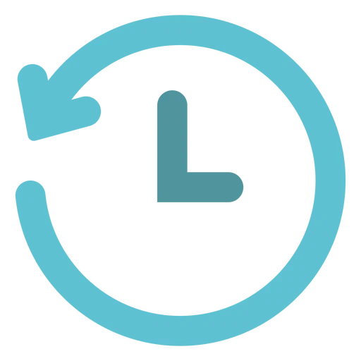 clock timer with cycle arrows cartoon style 78370 8131